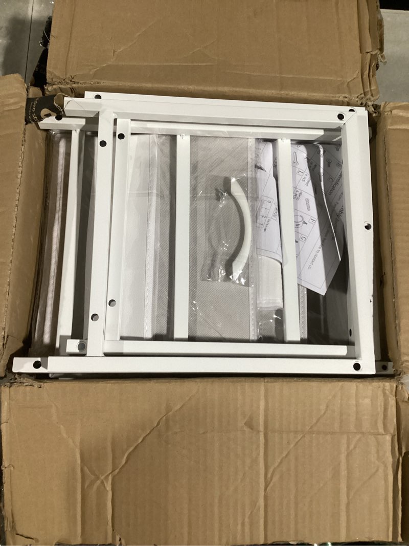 Condition photo showing New/Like New for 30 Vinyl Roll Holders for Cricut Cart, Rolling Craft Cart with 3 Fabric Drawer, Craft Organization and Storage Compatible with Cricut Maker Machine, Crafting Table Workstation, White, Patent Pending White Large