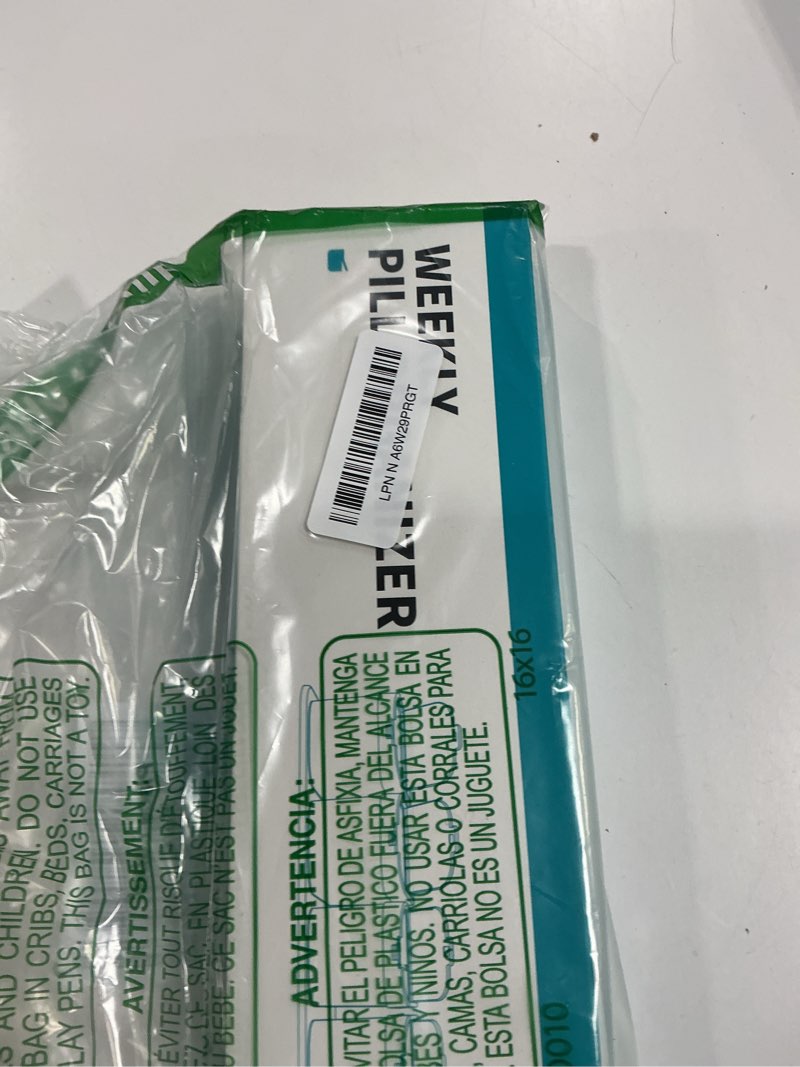 Condition photo showing New/Like New for Odaro Extra Large Weekly Pill Organizer 2 Times A Day, Pill Box 7 Day Am Pm to Hold Daily Medicine Vitamin and Supplements for Elders, Arthrtic Patients and Kids - Blue