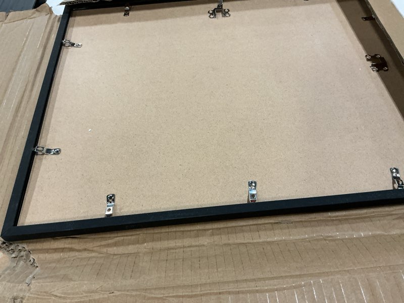 Condition photo showing Good Condition for upsimples 16x20 Picture Frame, Display Pictures 11x14 with Mat or 16 x 20 Without, Wall Hanging Poster Frame, Black, 1 Pack Black 16x20