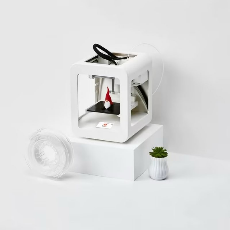 toybox alpha two 3d kid-friendly printer and coconut printer food starter bundle