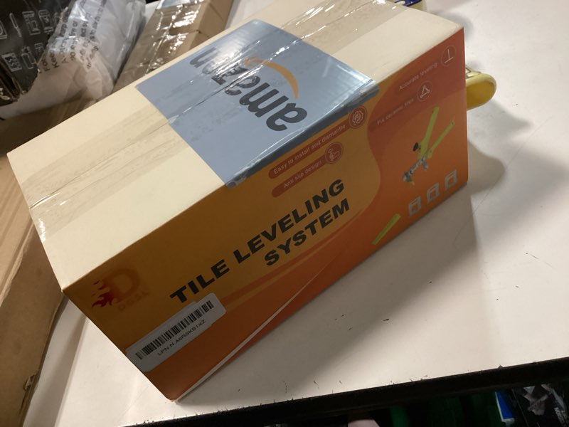 Condition photo showing New/Like New for DGSL Tile Leveling System with Tile Plier - 300-Piece Tile Spacers Clips and 100-Piece Reusable Wedges - Tile Tools Set for Stone Installation (1/16 Inch Tile Spacers) 1/16 Inch *300 Spacers