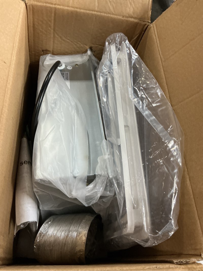 Condition photo showing As Is for 4-in-1 bathroom exhaust fan with light and heater, 190 cfm powerful ventilation, 1800w pro-grade fast heating, 1.0 sone ultra-quiet, remote control ceiling bath fan with rgb ambient light