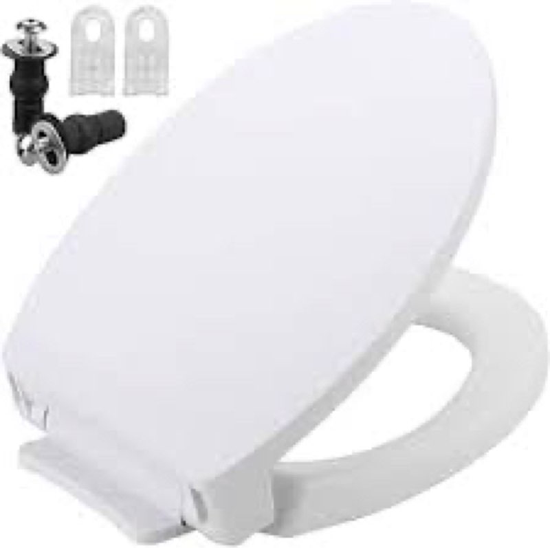 ss124 toilet seat replacement compatible with toto, elongated soft close toilet seat for ss124, tran