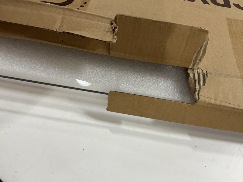 Condition photo showing New/Like New for Acrylic Cutting Board with Counter Lip, 24x18 Inch Clear Cutting Boards for Kitchen Counter, Large Cutting Board Non Slip for Countertop Protector, Apartment Essentials Kitchen Decor Gifts Clear 24"L x 18"W