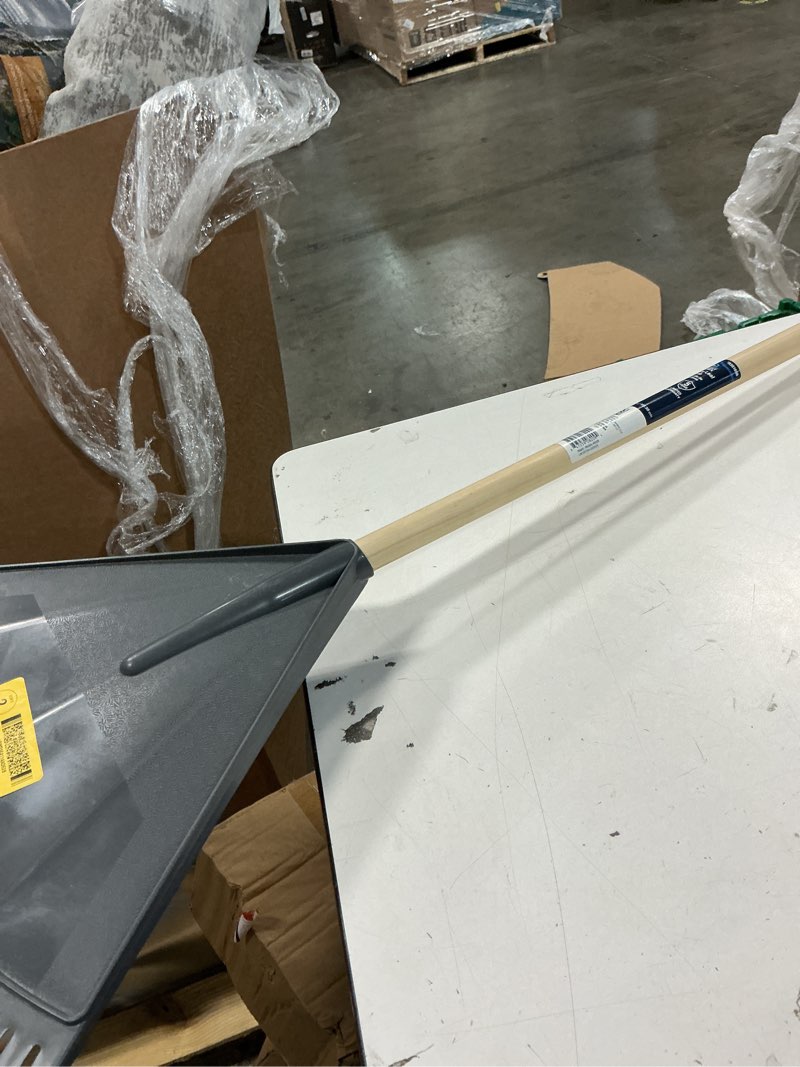 Condition photo showing As Is for Union Tools 64309 Poly Leaf Rake 24-in