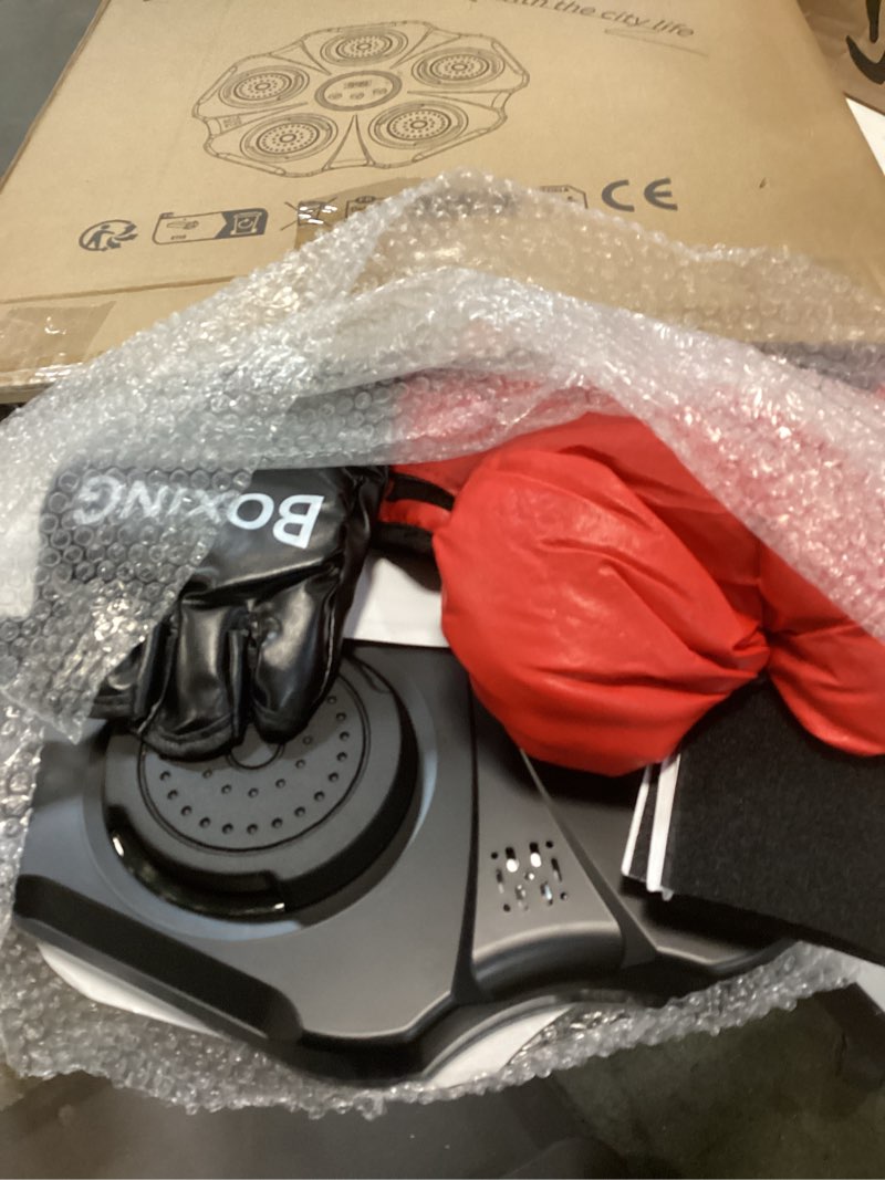 Condition photo showing Good Condition for 2025 Upgraded Music Boxing Machine - Interactive Punching Trainer, Large Size Wall Mounted Electronic Boxing Target with Adult & Kids Gloves, 9 Modes & 9 Speeds for Adults & Kids