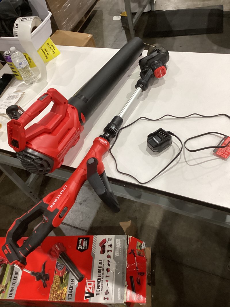 MIGHT NOT WORK CRAFTSMAN V20 20-volt max Cordless Battery String Trimmer and Leaf Blower and Combo Kit 2 Ah (Battery Included) (Charger Included)