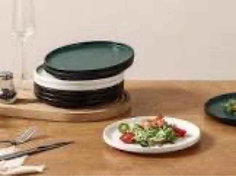 gzg ceramic salad plates set for 4,8 inch stoneware sets,small plates for salads,desserts,appetizers