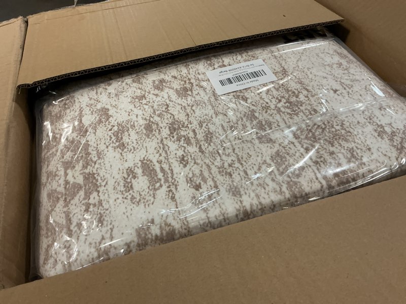 Condition photo showing Good Condition for 9x12 area rugs for living room, non slip machine washable vintage rugs, low pile lightweight large rug for bedroom, dining room, home office beige beige 9' x 12' (rectangular)