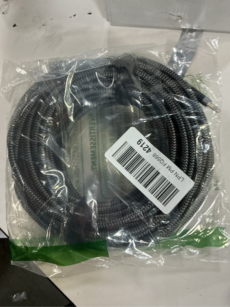 Condition photo showing Good Condition for USB to Ethernet Cable 50 FT, 3.0 A Male to RJ45 Male Cord, Directly Connected, Aluminum Portable Gigabit LAN Network Cable for Laptop, PC, Switch, More, Braided With 5 Pcs Ties USB A to Ethernet 50FT