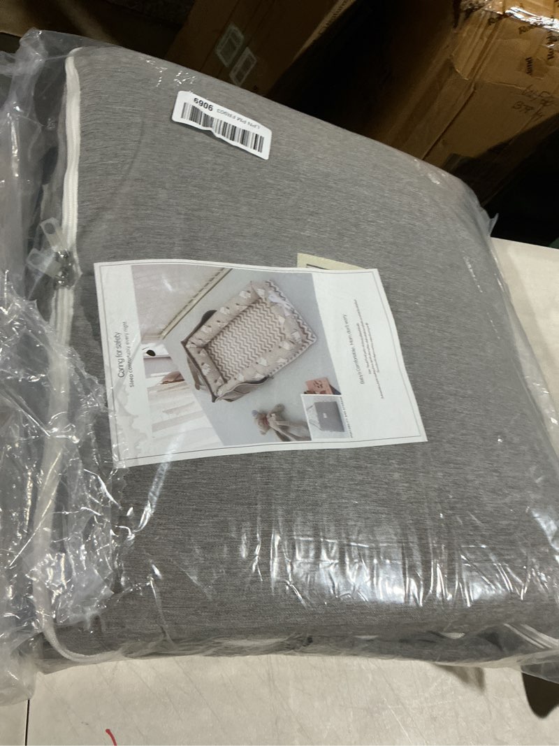 Condition photo showing Good Condition for Baby Lounger for Newborn, Huggynest Portable Infant Lounger for 0-12 Months Newborn, Home Travel Dual-Purpose Baby Nest (Elephant Grey) Elephant Ash