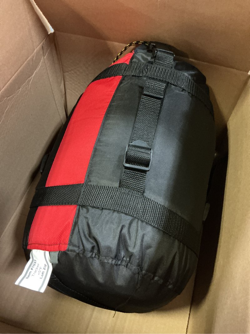 Condition photo showing Good Condition for Teton Tracker, 5 Degree Sleeping Bag; Lightweight, Warm Mummy Sleeping Bag, Camping, Backpacking, Hi