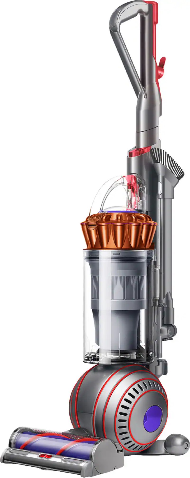 dyson - ball animal 3 extra upright vacuum with 5 accessories - copper/silver