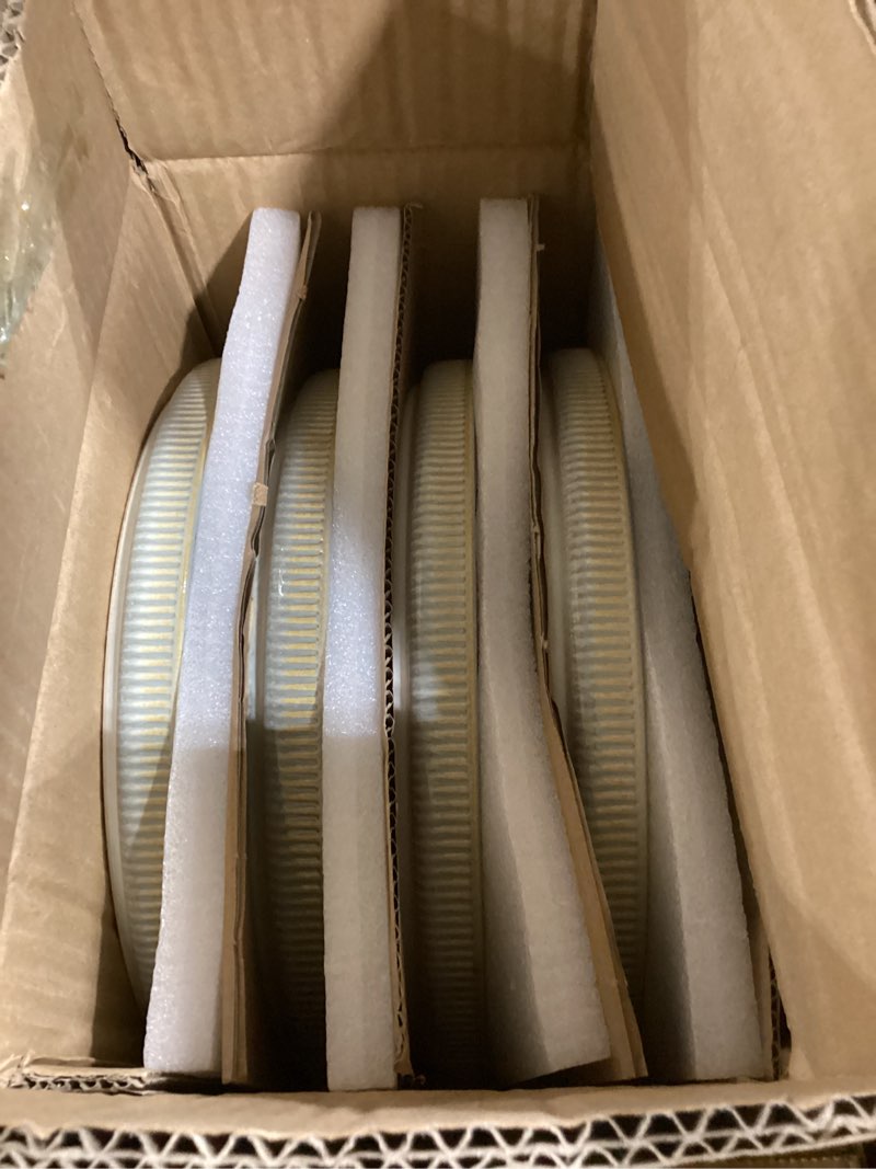 Condition photo showing item condition for TheTerra Ceramic Dinnerware Sets for 8, 24 Pieces Porcelain Lightweight Plates and Bowls Sets, Scratch Resistant Dish Set, Oven & Microwave & Dishwasher Safe, Mint Green Mint Green Service for 8