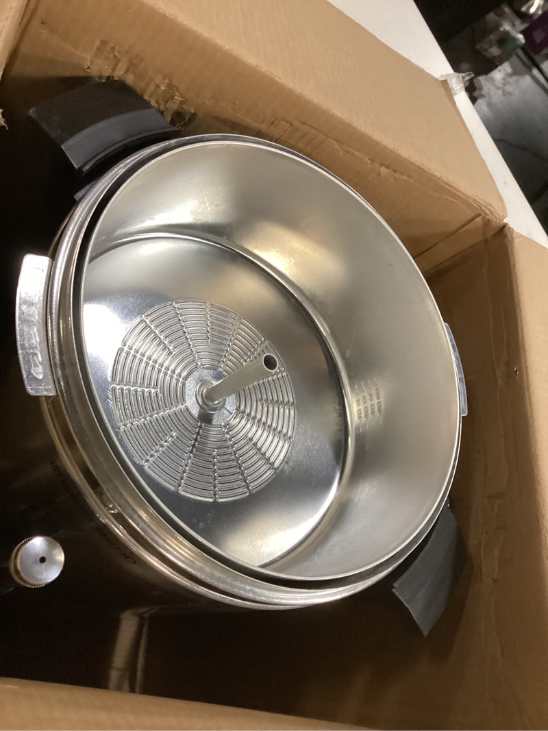 Condition photo showing As Is for West Bend 33600 Coffee Urn Commercial Highly-Polished Aluminum NSF Approved Features Automatic Temperature Control Large Capacity with Fast Brewing and Easy Clean Up, 100-Cup, Silver