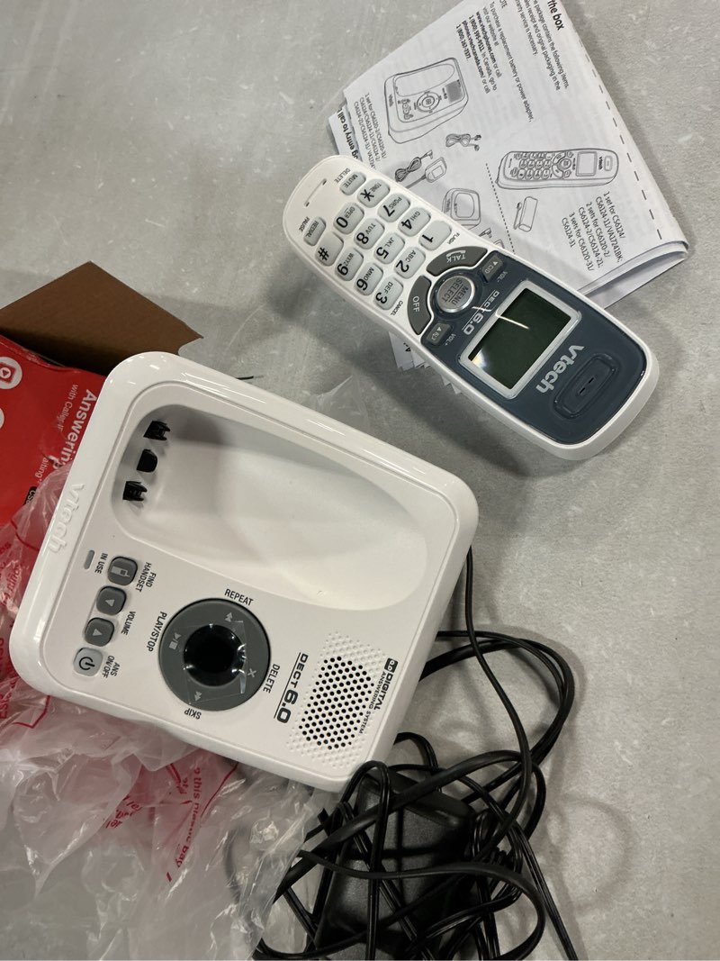 Condition photo showing Good Condition for vtech cs6124 dect 6.0 cordless phone with answering system and caller id/call waiting, white