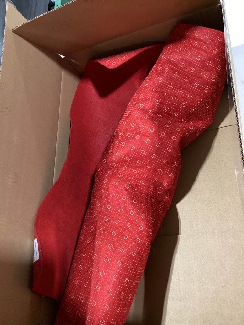 Condition photo showing Good Condition for HOMBYS 350 GSM Red Carpet Runner for Party and Events, 2.6 x 20 ft Non-Slip Alise Runway Rug for Proposal and Wedding Decorations, Hollywood and Oscars, No Tape Needed (2.6 x 20 ft) 2'7" x 20' (Rectangular)