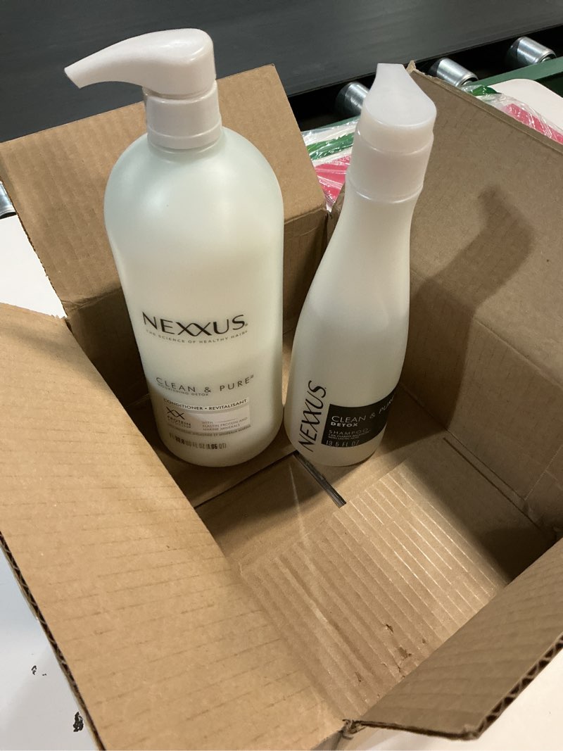 Condition photo showing Good Condition for Nexxus Clean and Pure Clarifying Shampoo With ProteinFusion, For Nourished Hair Paraben-Free 13.5 oz ( 2 pack) 