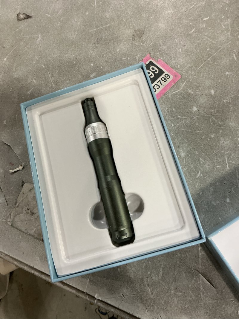 Condition photo showing Good Condition for microneedle derma roller pen for home use - microneedle skin care tool for men women home use black