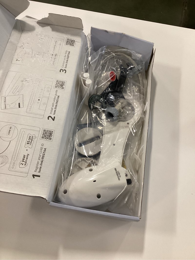 Condition photo showing New/Like New for LUXE Bidet NEO 180 - Dual Nozzle, Self-Cleaning, Non-Electric Bidet Attachment for Toilet Seat, Adjustable Water Pressure, Rear & Feminine Wash, with Lever Control (White)