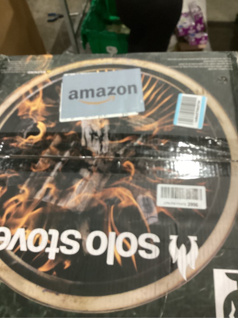 Condition photo showing As Is for Solo Stove Bonfire 19.5" Smokeless Fire Pit with Removable Ash Pan | Portable Outdoor Fire Pit | Stainless Steel - Wood Burning Lightweight Fireplace | Ideal for 4-6 People, 20 lbs BONFIRE Silver