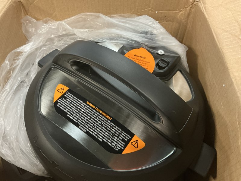 Condition photo showing Good Condition for instant pot duo plus 9-in-1 multicooker, pressure cooker, slow cook, rice maker, steamer, sauté, yogurt, warmer & sterilizer, includes app with over 800 recipes, stainless steel, 6 quarts