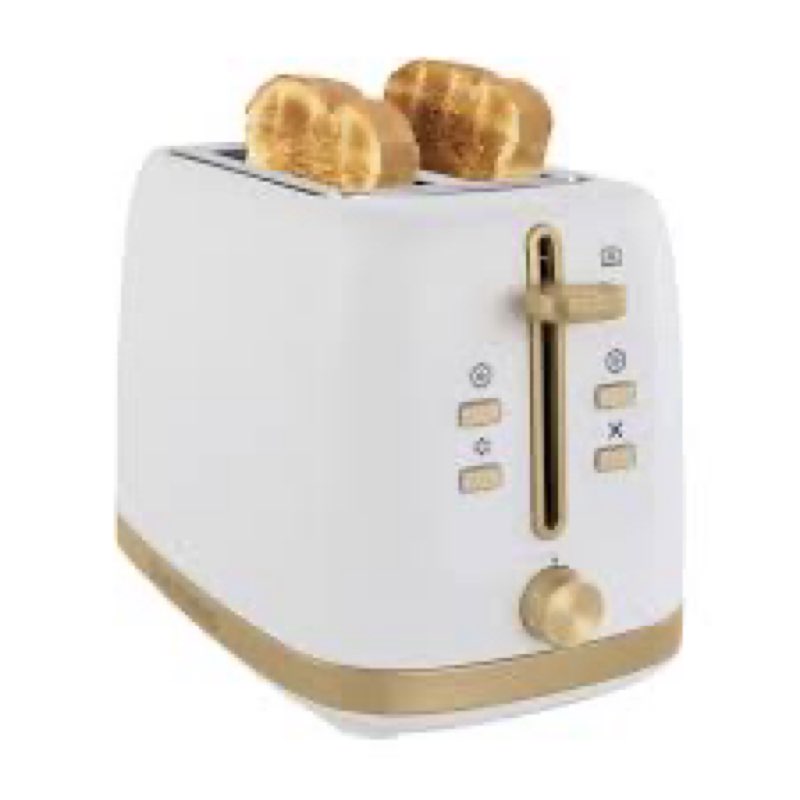 West Bend Timeless 2-Slice Toaster with 7 Browning Levels, Bagel/Waffle/Defrost Settings, High-Lift 
