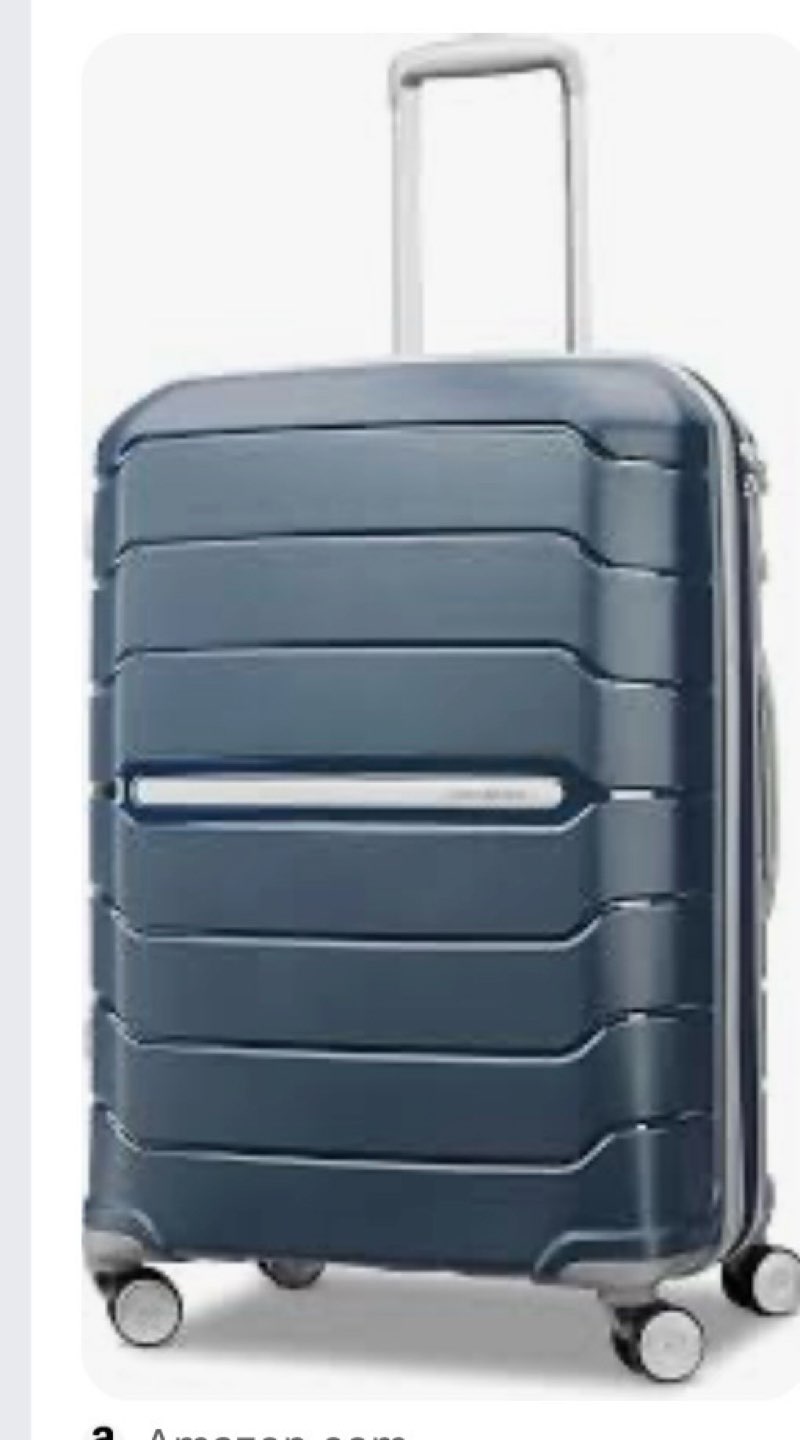 samsonite freeform 24-inch medium luggage with dual 360° spinner wheels - checked suitcase - tsa lock, airline-approved - lightweight durable polypropylene expandable hardshell - navy