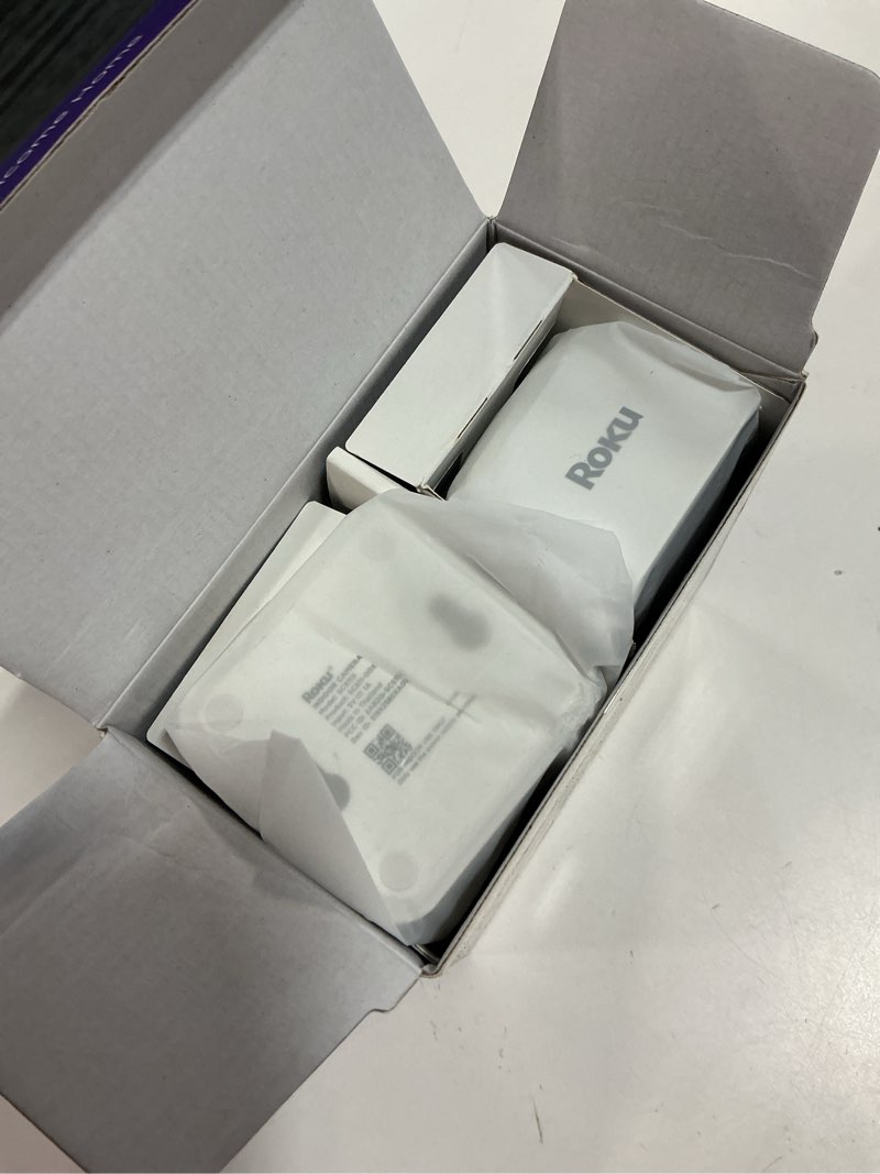 Condition photo showing Good Condition for Roku Indoor Camera - Home Security - 2-Pack - Wired Security Camera & Pet Monitor with 1080p HD Color Night Vision, Works with Alexa & Google, Motion & Sound Detection, WDR & WiFi 6 2 Pack