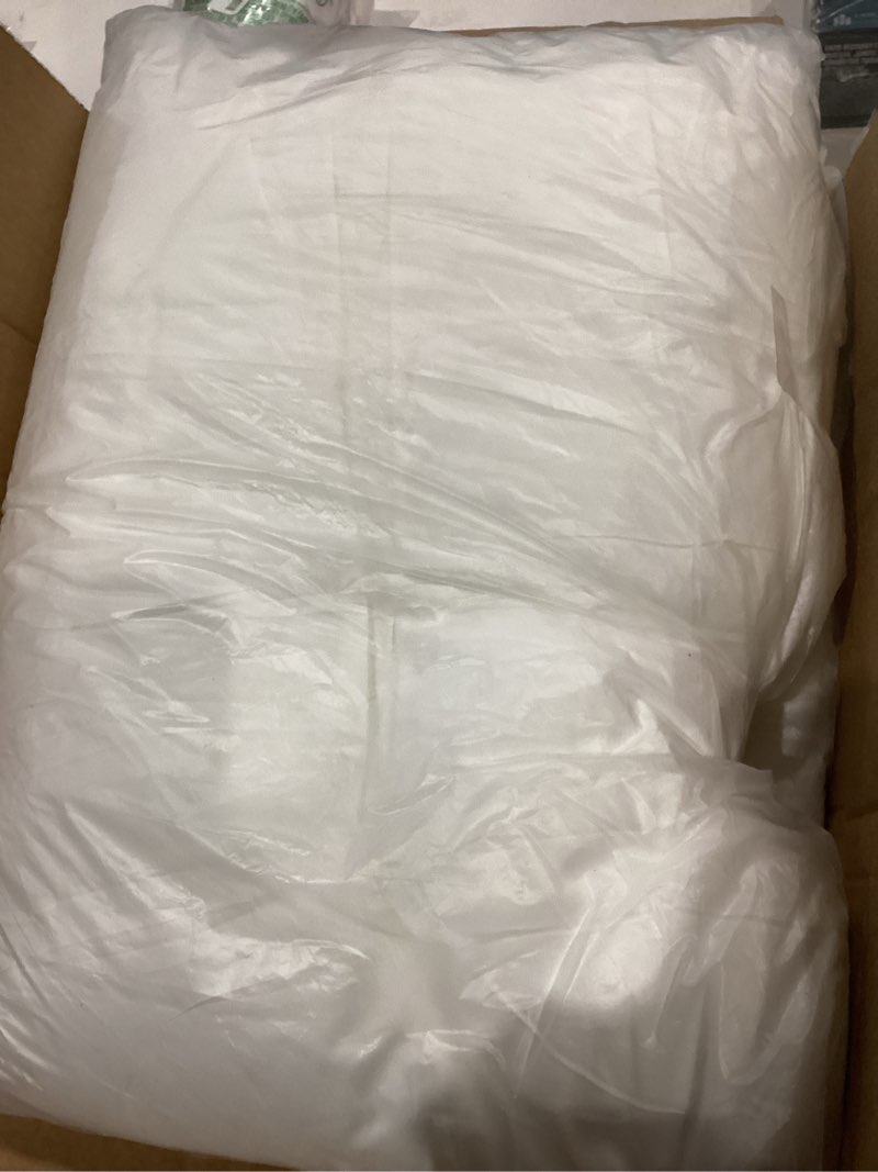 Condition photo showing As Is for MIULEE 22x22 Pillow Inserts,Set of 2 100% Virgin Microfiber with Cotton Cover Throw Pillows for Couch Sofa and Bed 2 22x22 Inch