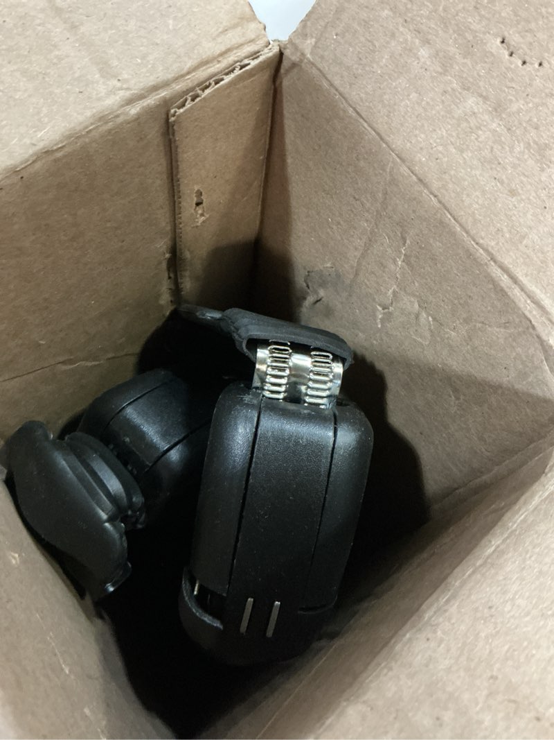 Condition photo showing As Is for 2pcs 43.3 inch universal car top roof cross bar luggage cargo rack adjustable window frame aluminum black