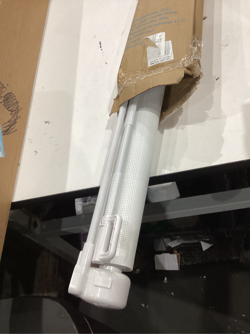 Condition photo showing As Is for adjustable baby gates for manually operated outdoor roll-up doors