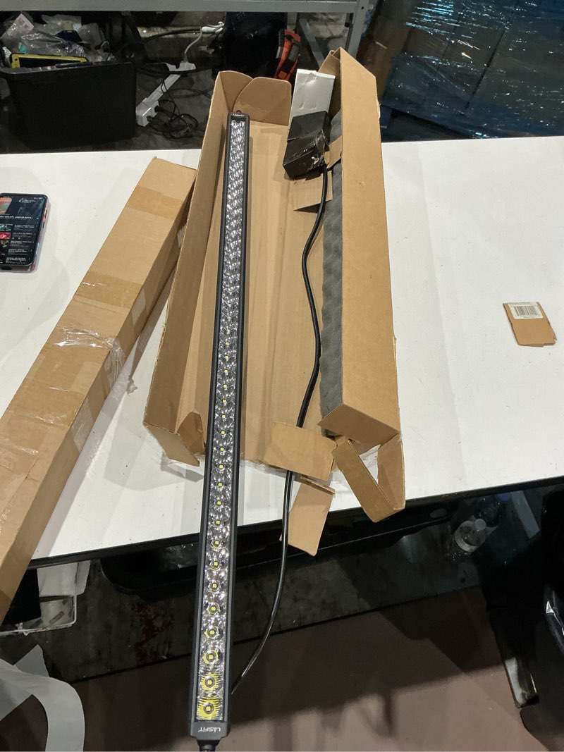 Condition photo showing Good Condition for lasfit 12 inch led light bar slim single row offroad spot flood combo light
