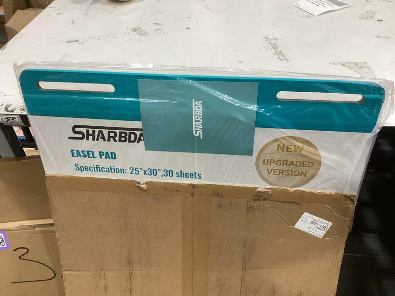 Condition photo showing New/Like New for lined sticky easel pad, 25 in x 30 in,flip chart paper,sticky chart paper for teachers, large self-stick easel paper,super sticky & bleed-resistant,30 sheets/pad,2 pads white lined paper/2 pack