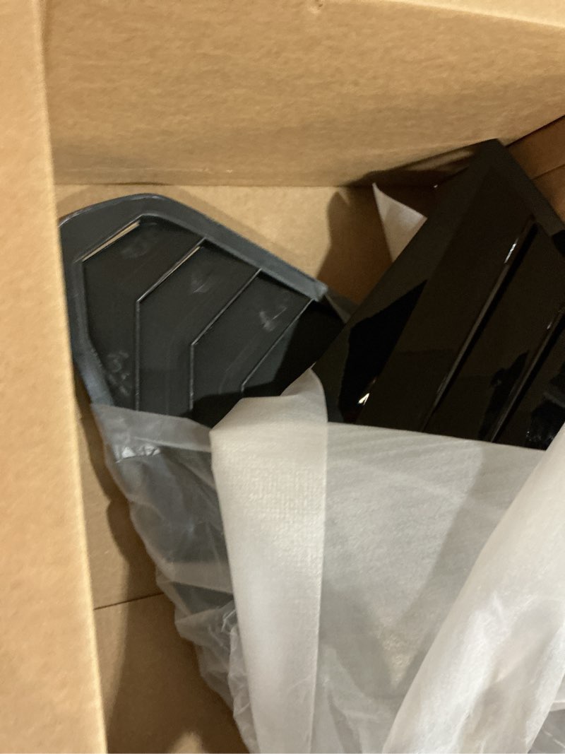 Condition photo showing New/Like New for window louver?muxee 2pcs side vent window louvers for toyota rav4 2019 2020 2021 2022 2023 2024 2025, abs print sport louver decorative covers, exterior trim accessories - bright black