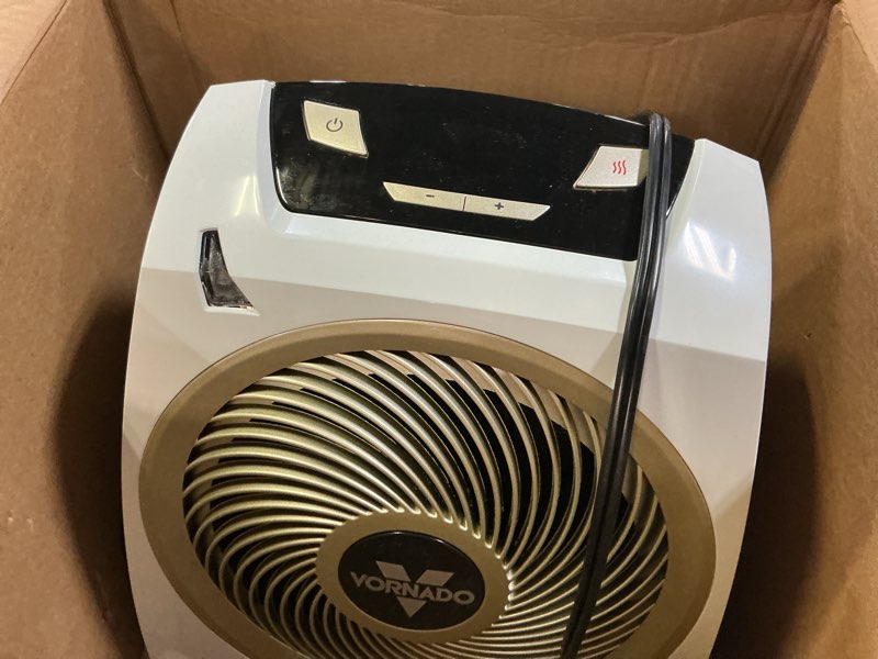 Condition photo showing Good Condition for Vornado AVH10 (2025) Space Heater for Home, Fan Only Option, Digital Display with Adjustable Thermostat, Advanced Safety Features, Auto Climate Control, Whole Room Electric Heater for Indoors, White AVH10 (2025 Model)