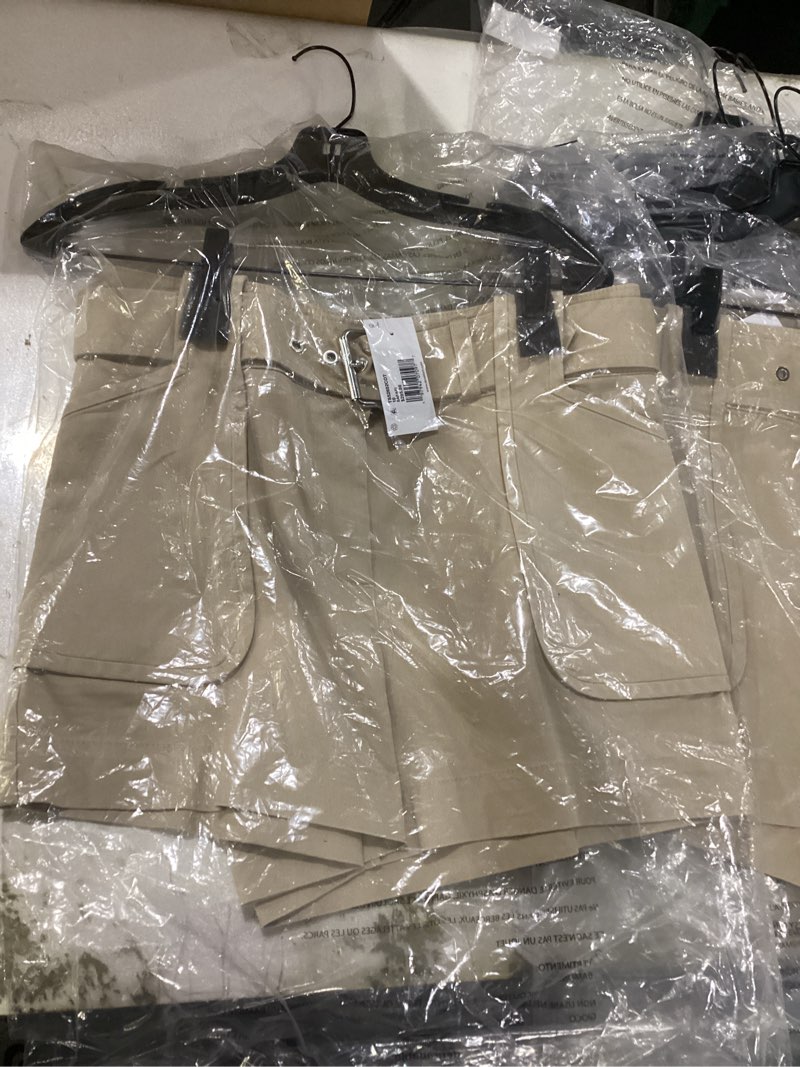 Derek Lam 10 Crosby Women's Monterey Short, Safari, 10