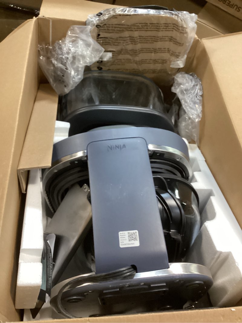 Condition photo showing Good Condition for Ninja Crispi Pro 6-in-1 Glass Air Fryer | 6qt & 2.5qt Glass Containers with Storage Lids | Non-Toxic | Meal Prep, Microwave, Freezer & Dishwasher Safe | Air Fry, Bake & More | Cyberspace | AS101CY