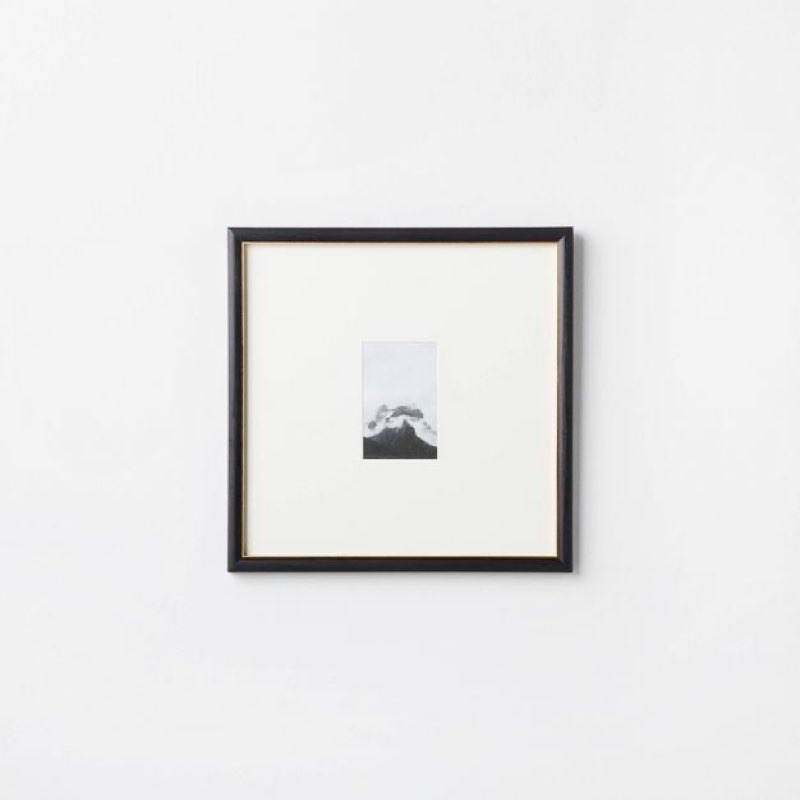 Threshold Matted to 5” x 7” Gallery Single Image Frame Black - designed with Studio McGee