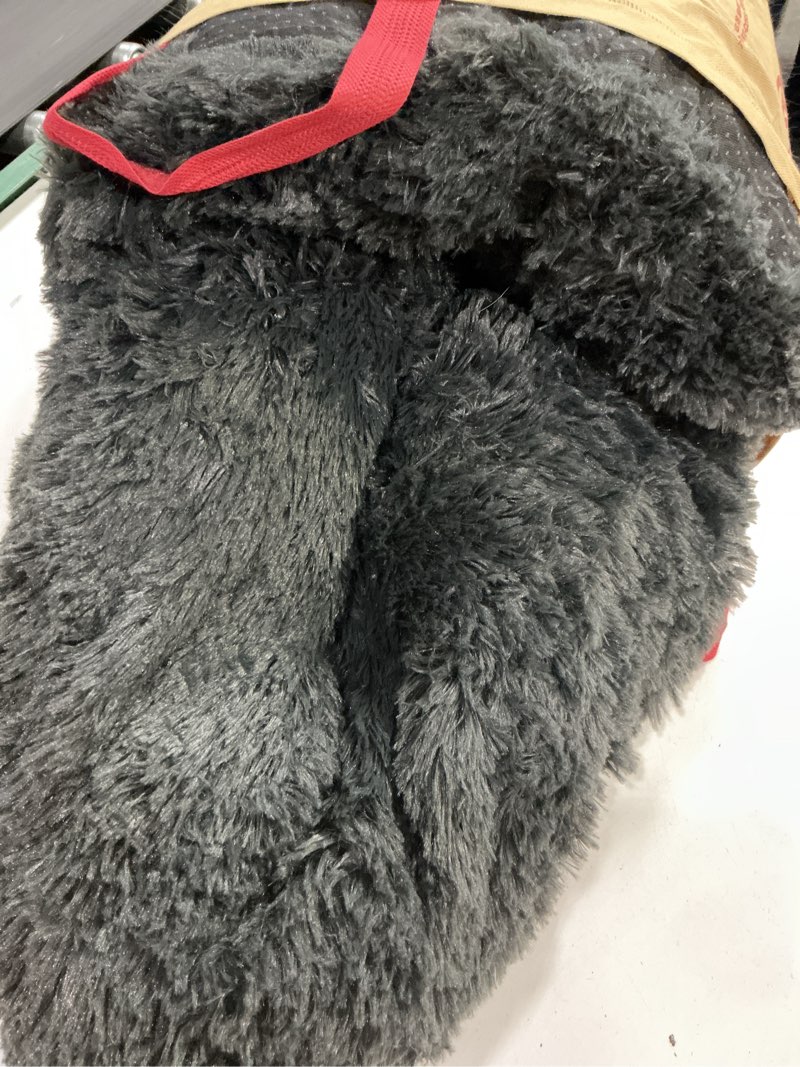 Condition photo showing Good Condition for JOEJOY Large Dog Bed Crate Pad, Deluxe Plush Washable Dog Beds Fulffy Soft Kennel Pad Anti-Slip Pet Sleeping Mat for Extra Large Medium Small Dogs, 40" x 27", Grey XL(40"x27"x4") Dark Grey