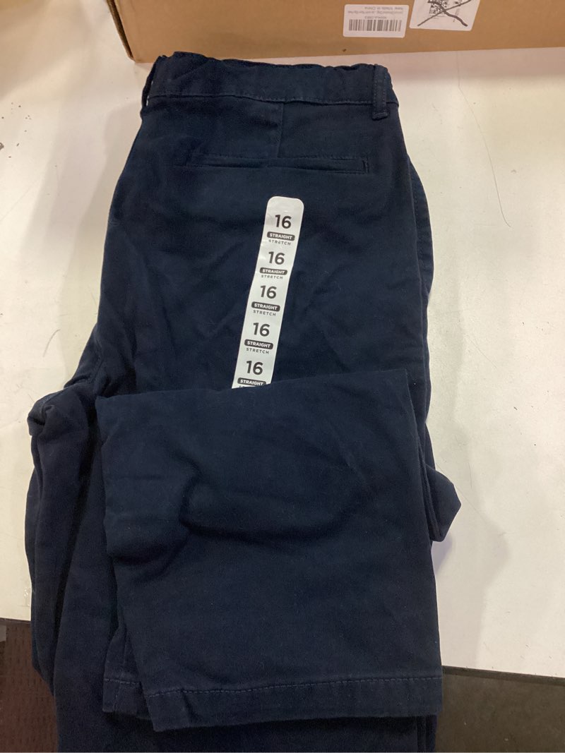 Condition photo showing Good Condition for The Children's Place Boys Stretch Chino Pants,New Navy Single,16