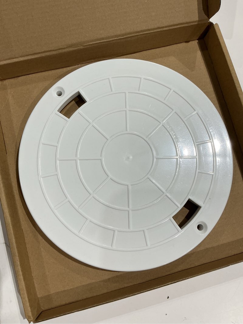 Condition photo showing Good Condition for sp-1084-r1 swimming pool skimmer deck lid cover 8-5/8 inch round, 7/8 inch thick,replacement compatible with hayward round automatic skimmers spx1084-r and spx1084r1(not compatible with square)
