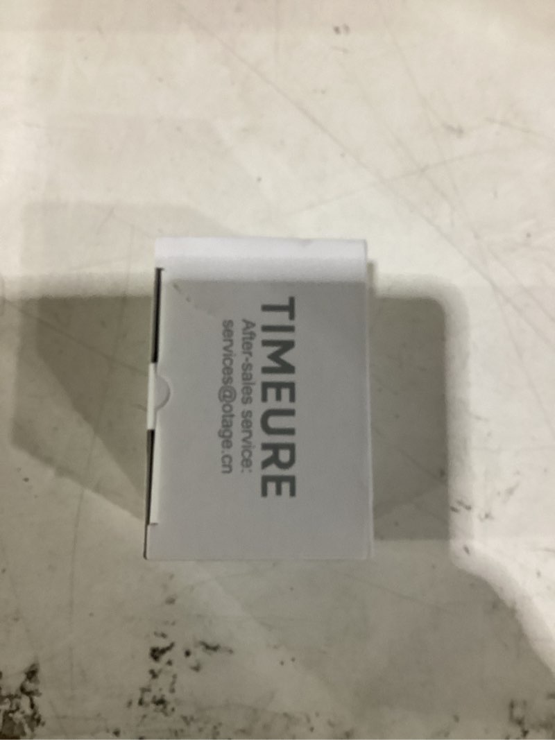 Condition photo showing New/Like New for timeure pedometer watch for women, step counter for walking no app/phone required step counter, waterproof fitness calorie tracker, distance tracking, alarm, large digital display watch, tu-2509 white