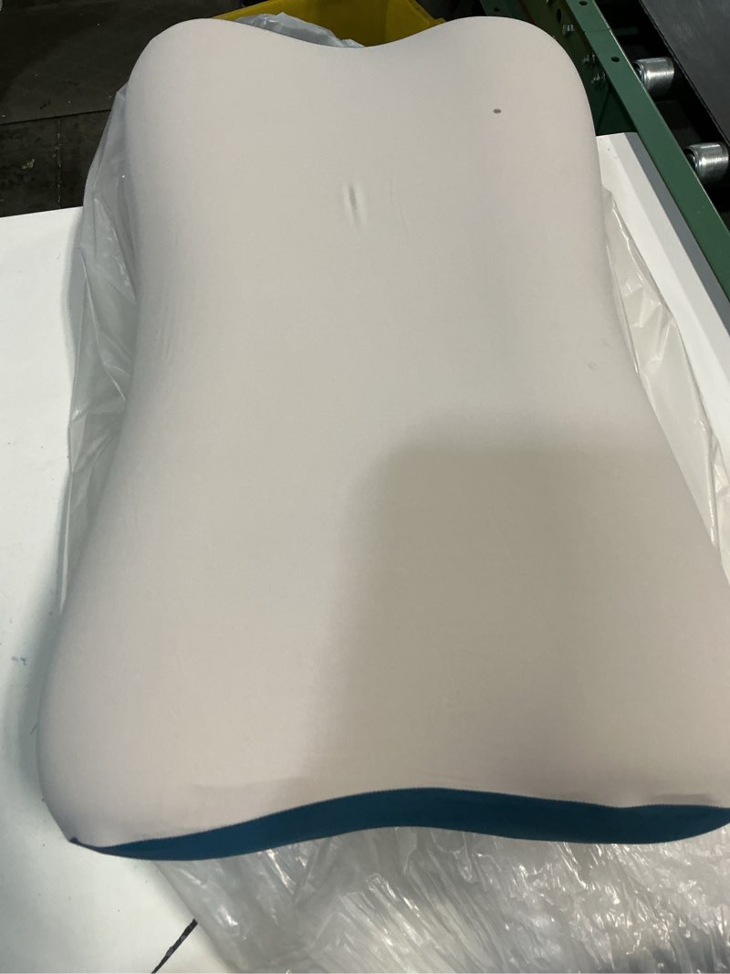 Condition photo showing As Is for Cervical Neck Pillow for Pain Relief, Contour Memory Foam Pillows Ergonomic Pillow Orthopedic Cooling Pillow Bed Pillow Neck Support for Side Back Stomach Sleepers