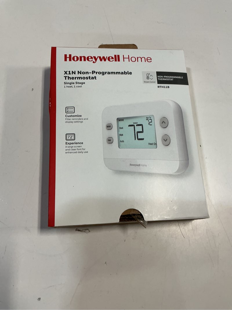 Condition photo showing Good Condition for Honeywell Home X1N 24-Volt Mechanical Non-Programmable Thermostat Single-Stage Heating