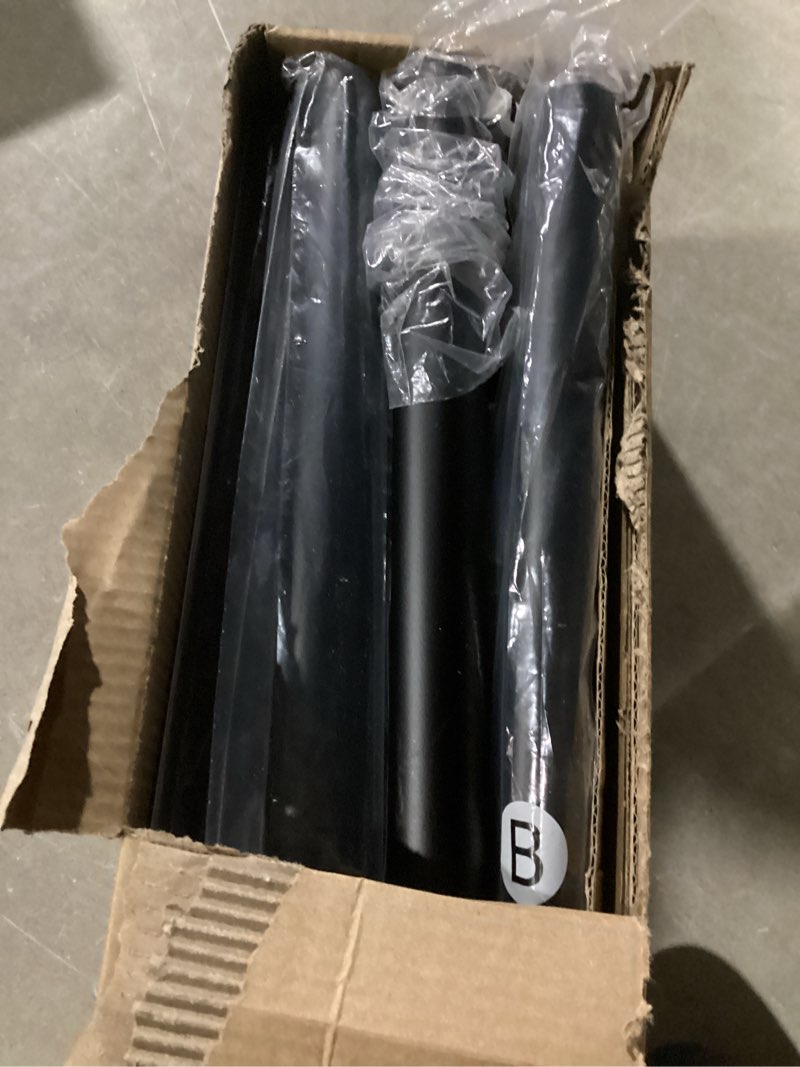 Condition photo showing Good Condition for Extra Long Curtain Rods for Windows 32 to 170 Inch, 1 Inch Black Heavy Duty Curtain Rods for Patio, Farmhouse, Bedroom, Living Room, Adjustable Metal Drapery Rod (A1,Black,32"-170") 30"-170" Black