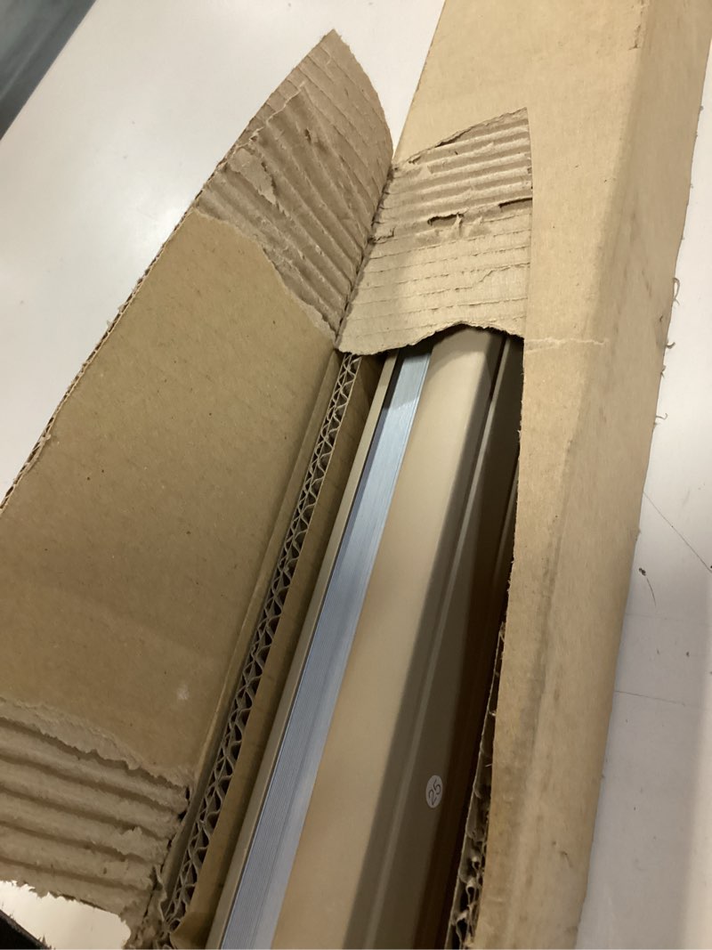 Condition photo showing Good Condition for redi shade no tools easy lift trim-at-home cordless pleated light blocking fabric shade natural, 48" w x 64" l, (fits windows 31 in - 48 in) natural 48"w x 64"h
