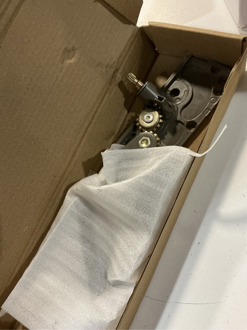 Condition photo showing Good Condition for 4-7/16" casement window dual arm operator compatible with marvin and truth entrygard oem part #20810, 15 series dual arm window crank th 23077 replacement, right hand right hand 1