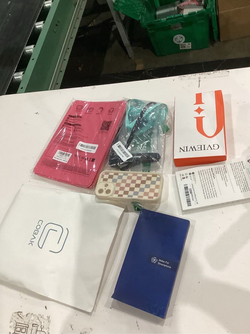 Condition photo showing As Is for assorted cellphone/tablet/laptop case covers & accessories