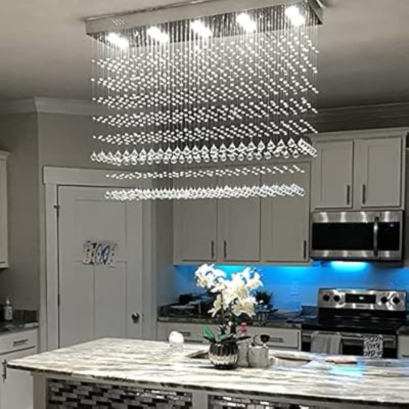 Luxurious Double Tier Crystal Chandelier for Dining Nepal